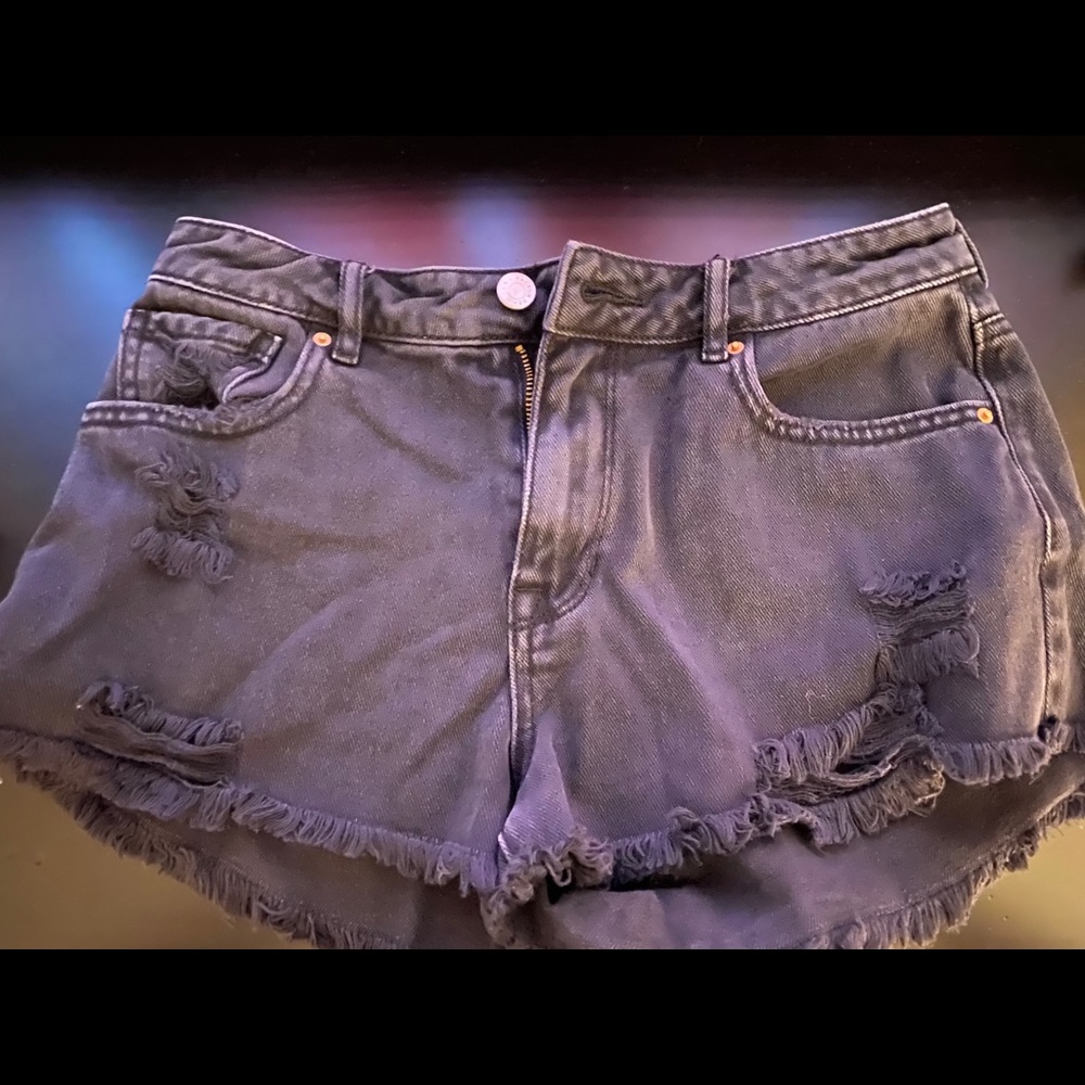 Black Pacsun High rise festival shorts